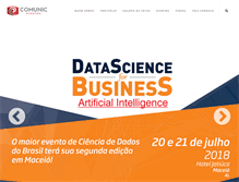 Tablet Screenshot of comuniceventos.com.br